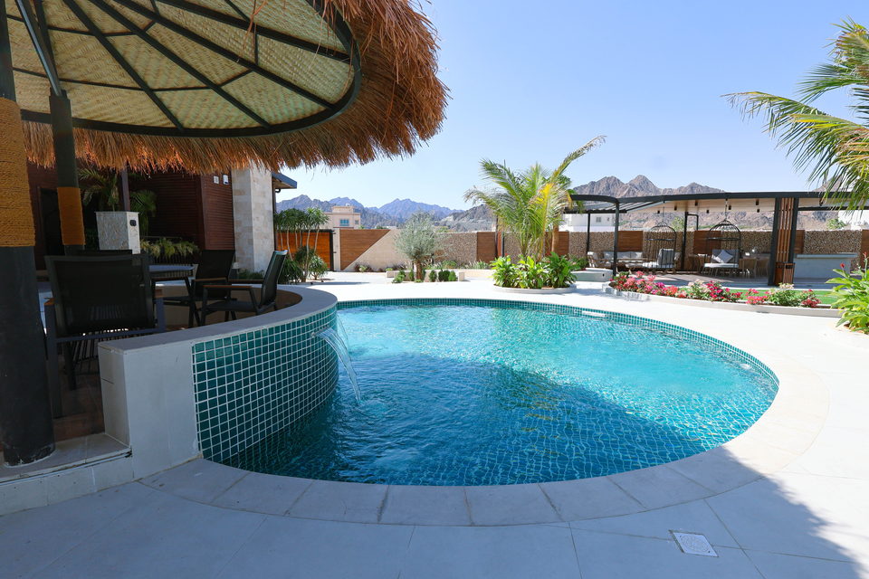 A22 landscape project by Vida Landscapes, Masfout — daytime view 2