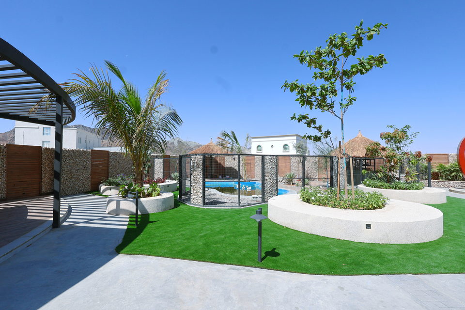 A22 landscape project by Vida Landscapes, Masfout — daytime view 13