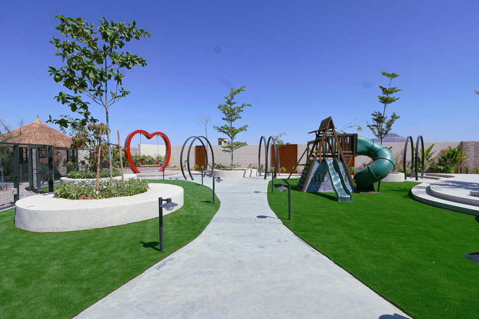 A22 landscape project by Vida Landscapes, Masfout — daytime view 15