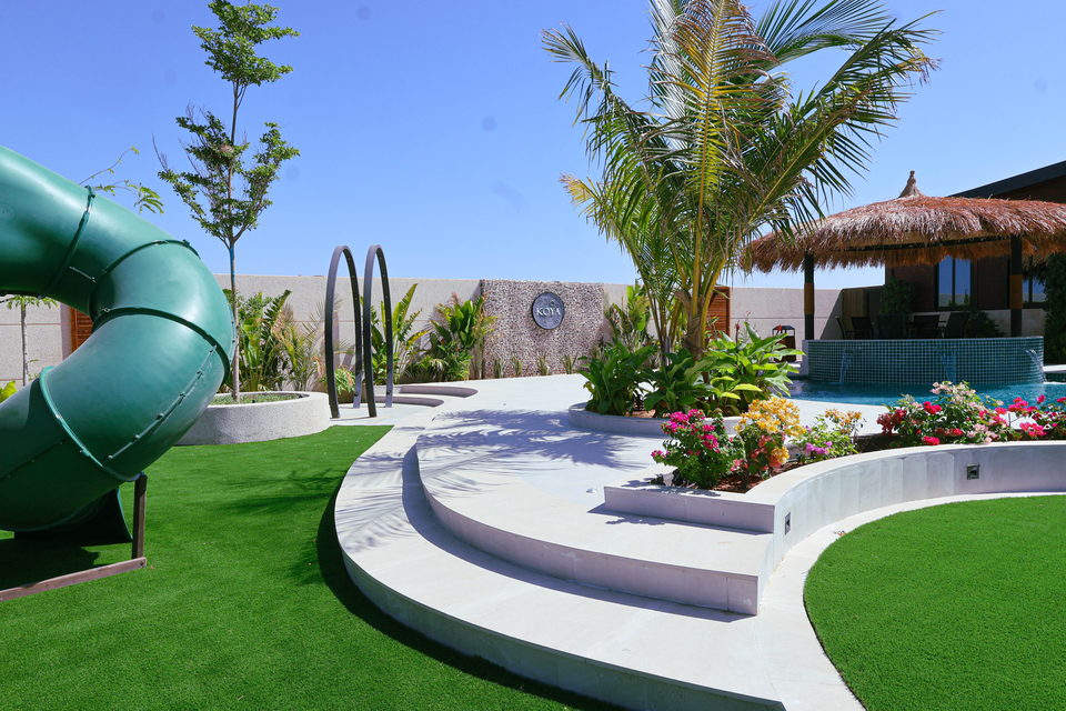 A22 landscape project by Vida Landscapes, Masfout — daytime view 16