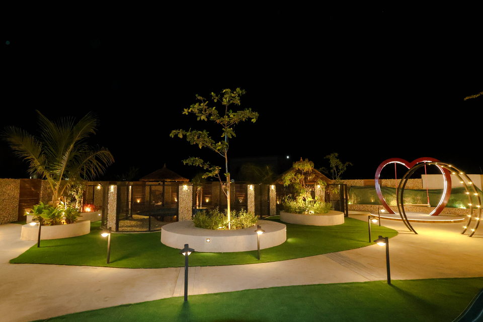 A22 landscape project by Vida Landscapes, Masfout — at night view 22