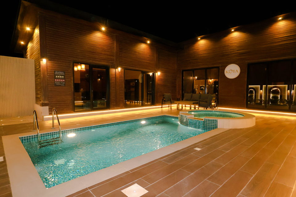 A22 landscape project by Vida Landscapes, Masfout — at night view 67