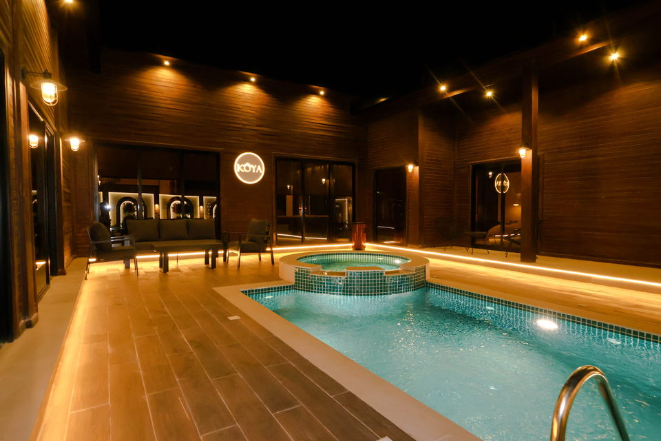 A22 landscape project by Vida Landscapes, Masfout — at night view 77