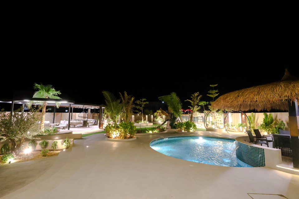 A22 landscape project by Vida Landscapes, Masfout — at night view 85