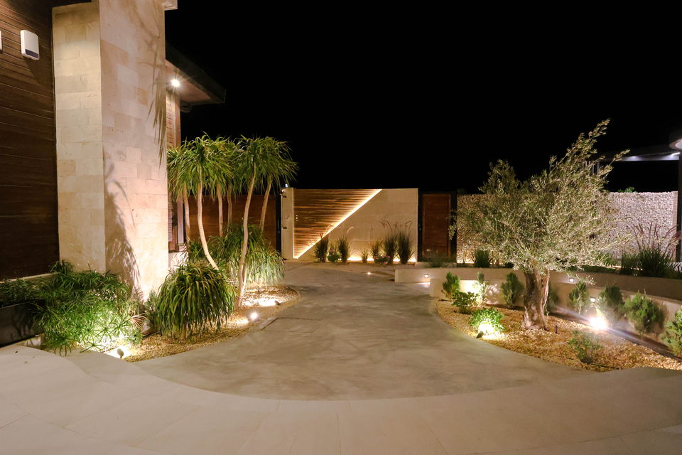 A22 landscape project by Vida Landscapes, Masfout — at night view 87