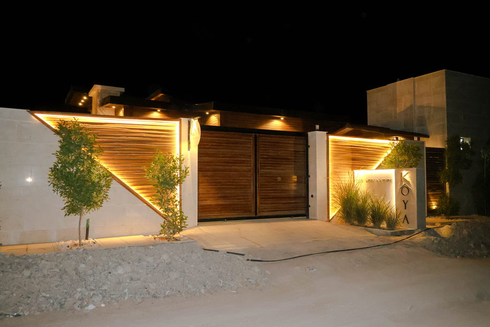 A22 landscape project by Vida Landscapes, Masfout — at night view 107