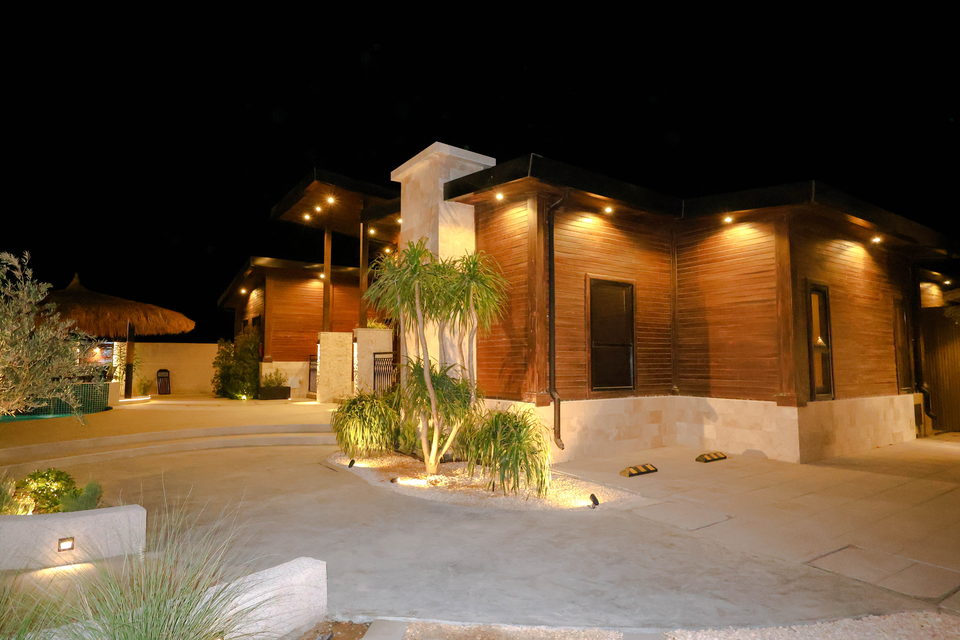 A22 landscape project by Vida Landscapes, Masfout — at night view 108