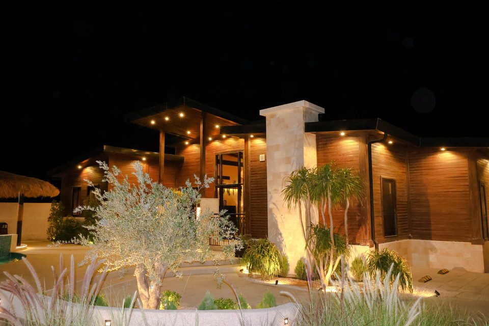 A22 landscape project by Vida Landscapes, Masfout — at night view 112