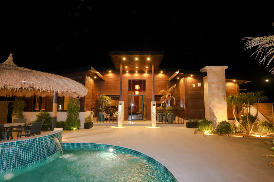 A22 landscape project by Vida Landscapes, Masfout — at night view 116