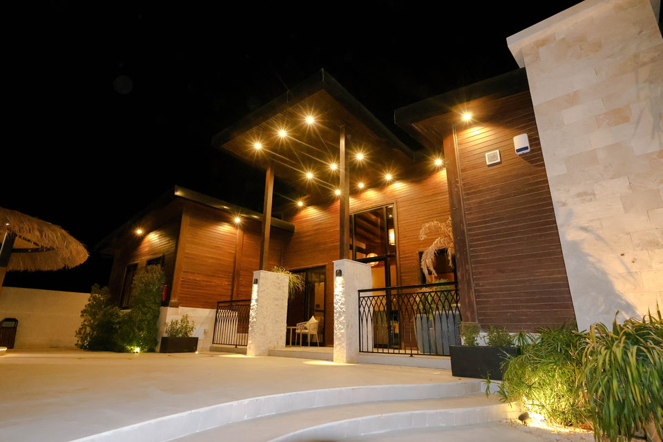 A22 landscape project by Vida Landscapes, Masfout — at night view 127