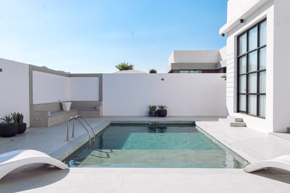 A23 landscape project by Vida Landscapes, Masfout, Ajman — daytime view 1