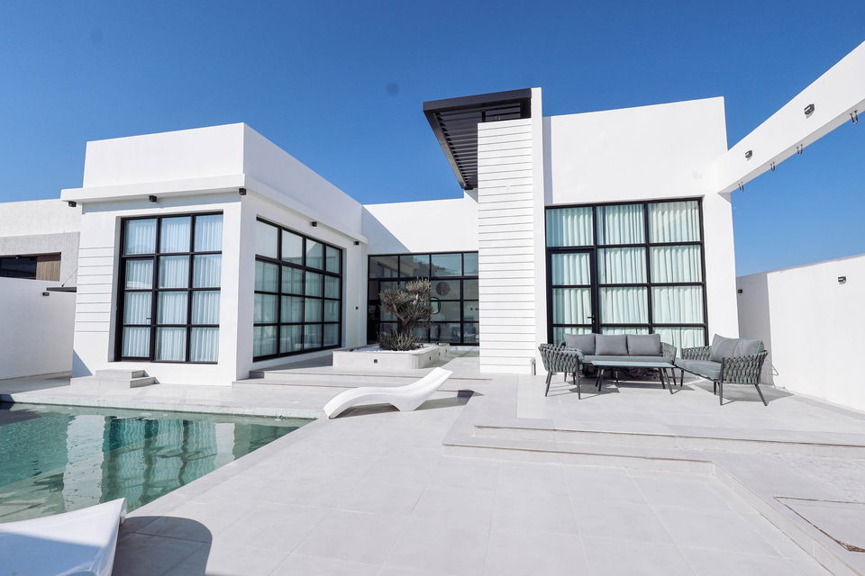 A23 landscape project by Vida Landscapes, Masfout, Ajman — daytime view 3