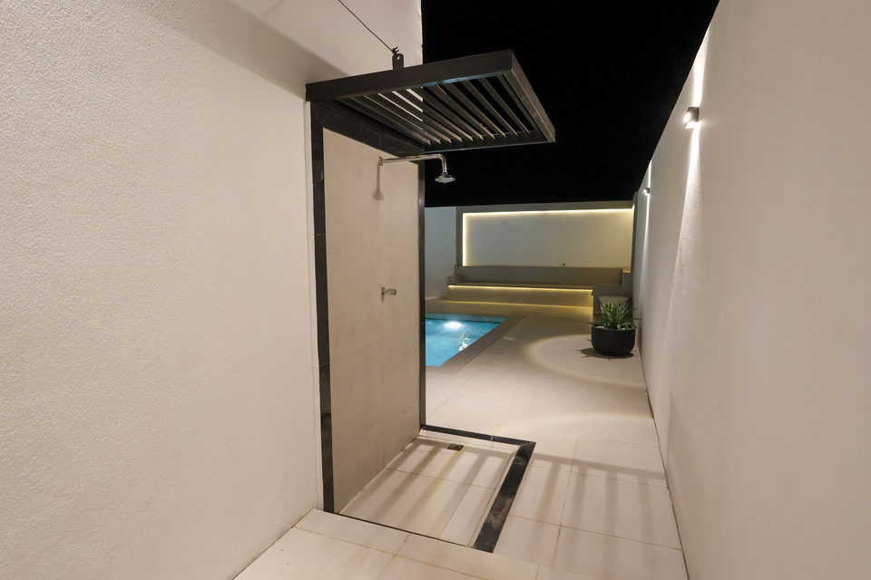 A23 landscape project by Vida Landscapes, Masfout, Ajman — at night view 13