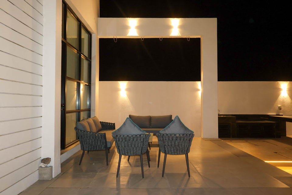A23 landscape project by Vida Landscapes, Masfout, Ajman — at night view 16