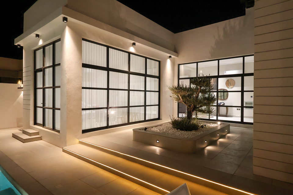 A23 landscape project by Vida Landscapes, Masfout, Ajman — at night view 21