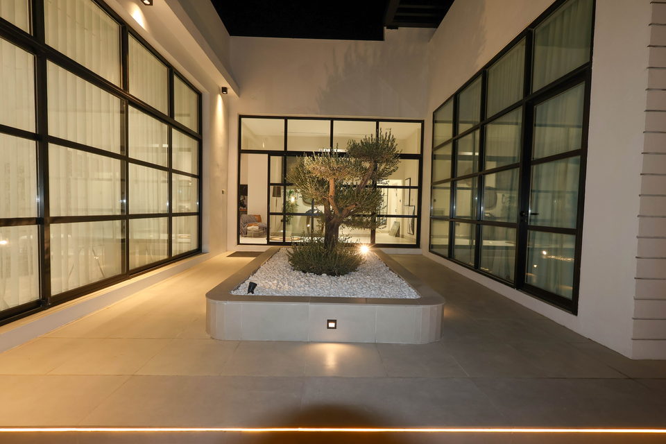 A23 landscape project by Vida Landscapes, Masfout, Ajman — at night view 25