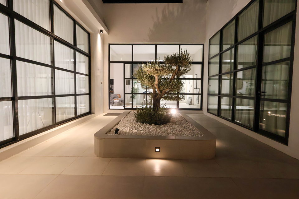 A23 landscape project by Vida Landscapes, Masfout, Ajman — at night view 26