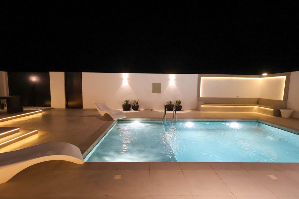 A23 landscape project by Vida Landscapes, Masfout, Ajman — at night view 28