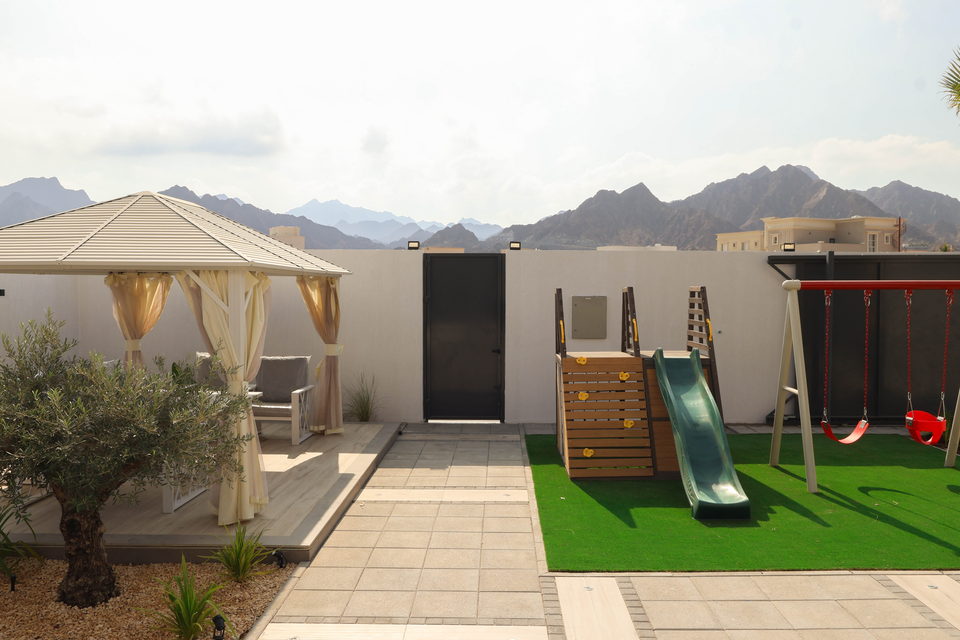 A27 landscape project by Vida Landscapes, Masfout, Ajman — daytime view 11