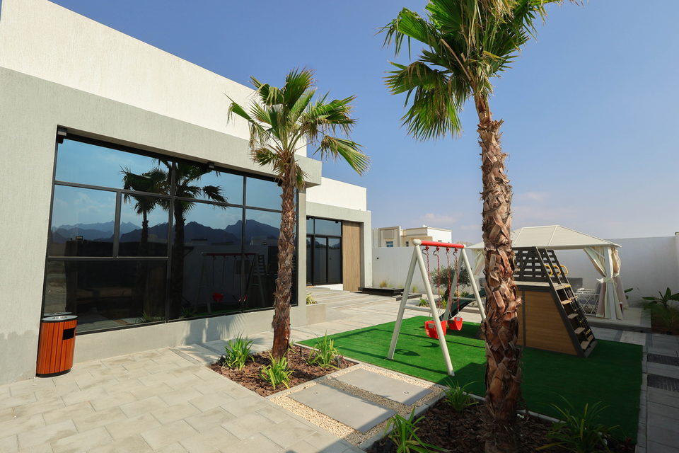 A27 landscape project by Vida Landscapes, Masfout, Ajman — daytime view 18