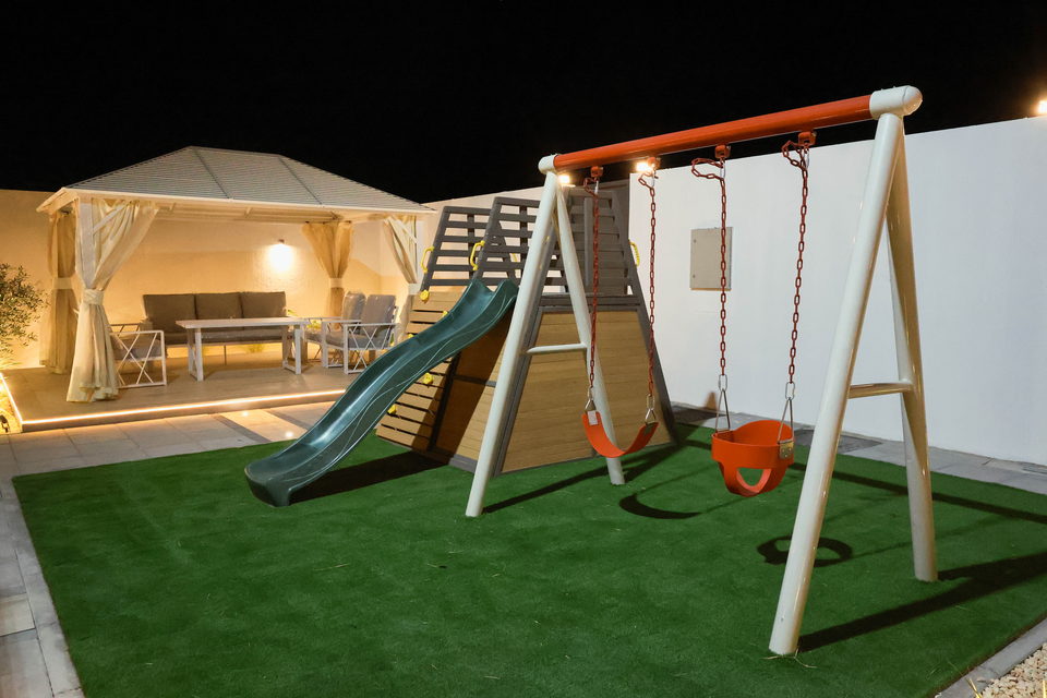 A27 landscape project by Vida Landscapes, Masfout, Ajman — at night view 22