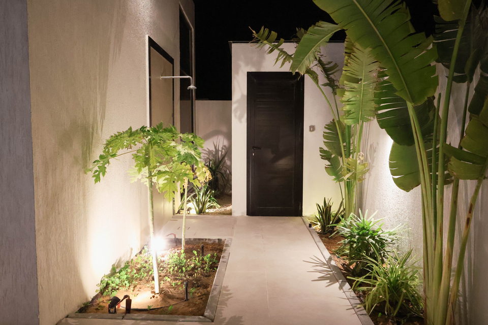 A27 landscape project by Vida Landscapes, Masfout, Ajman — at night view 45
