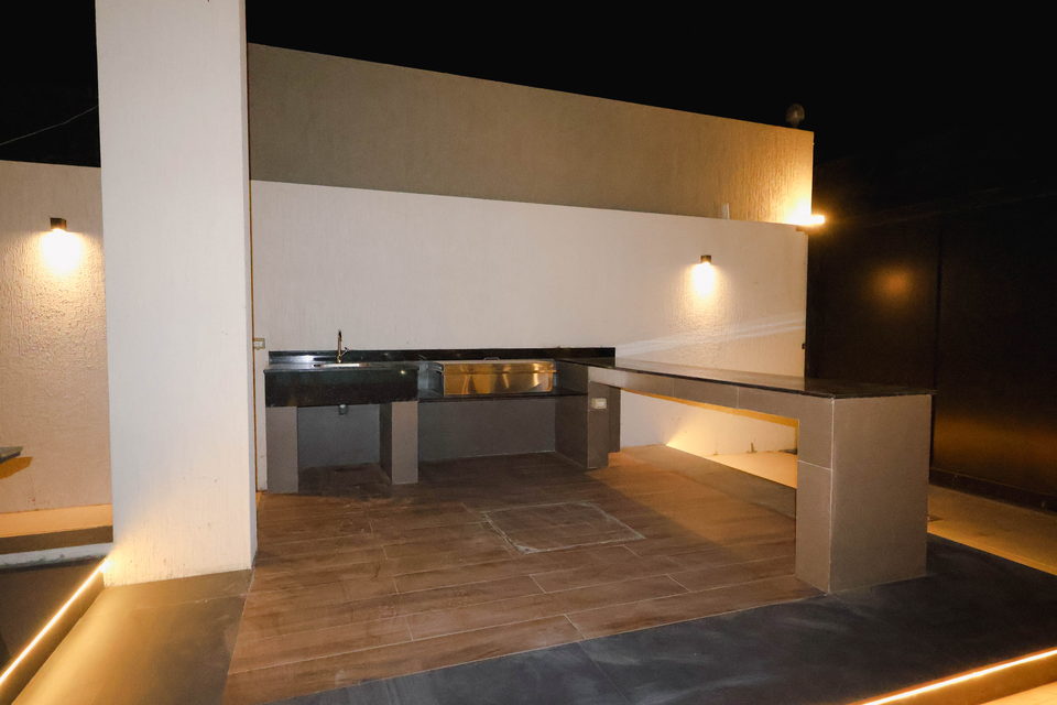 A29 landscape project by Vida Landscapes, Ajman — at night view 15