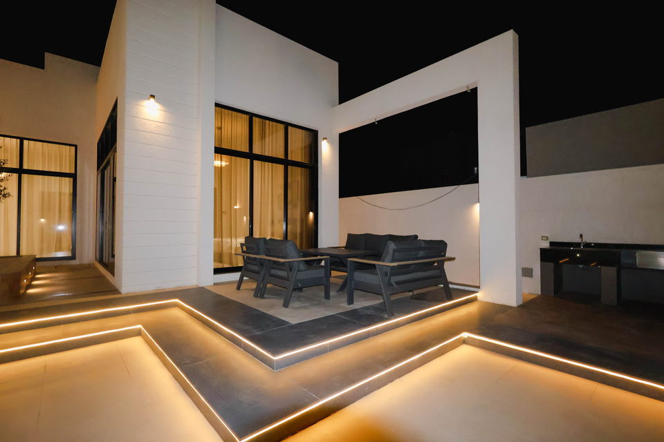 A29 landscape project by Vida Landscapes, Ajman — at night view 20
