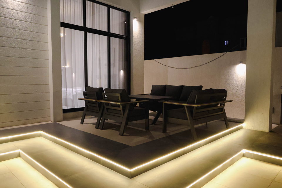 A29 landscape project by Vida Landscapes, Ajman — at night view 21