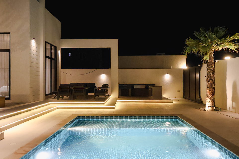 A29 landscape project by Vida Landscapes, Ajman — at night view 30