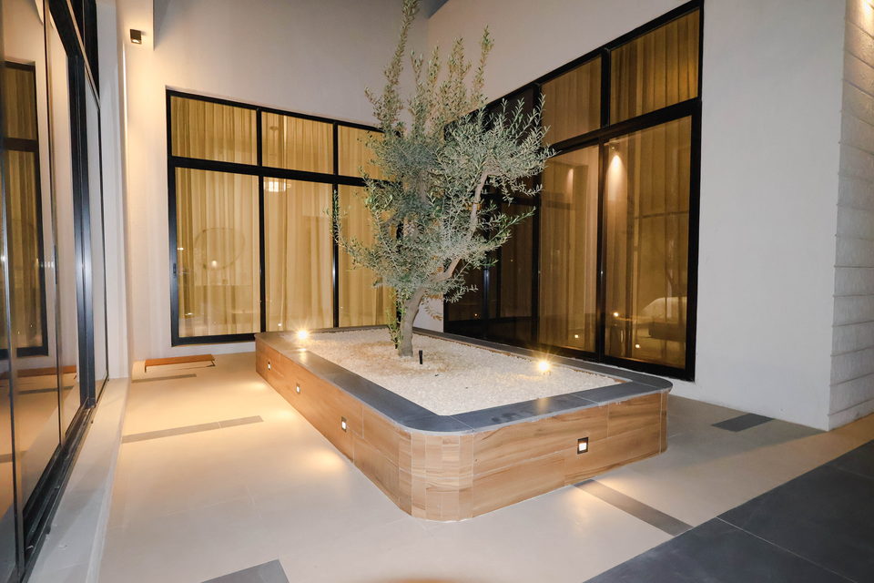 A29 landscape project by Vida Landscapes, Ajman — at night view 34