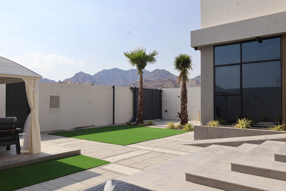 A31 landscape project by Vida Landscapes, Ajman — daytime view 14