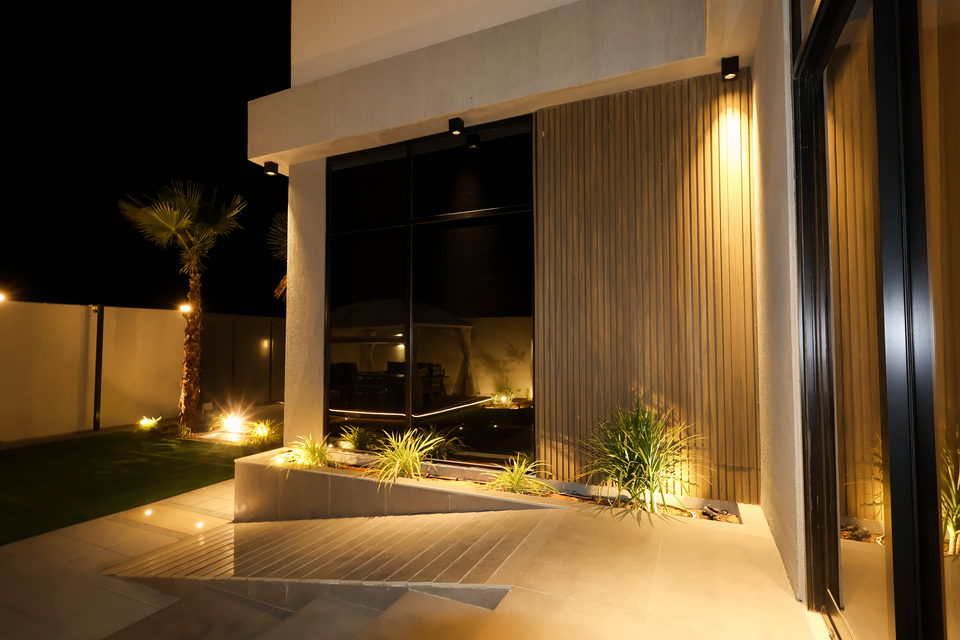 A31 landscape project by Vida Landscapes, Ajman — at night view 21