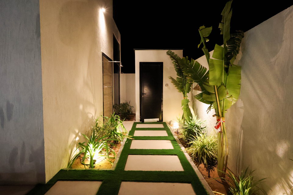 A31 landscape project by Vida Landscapes, Ajman — at night view 29