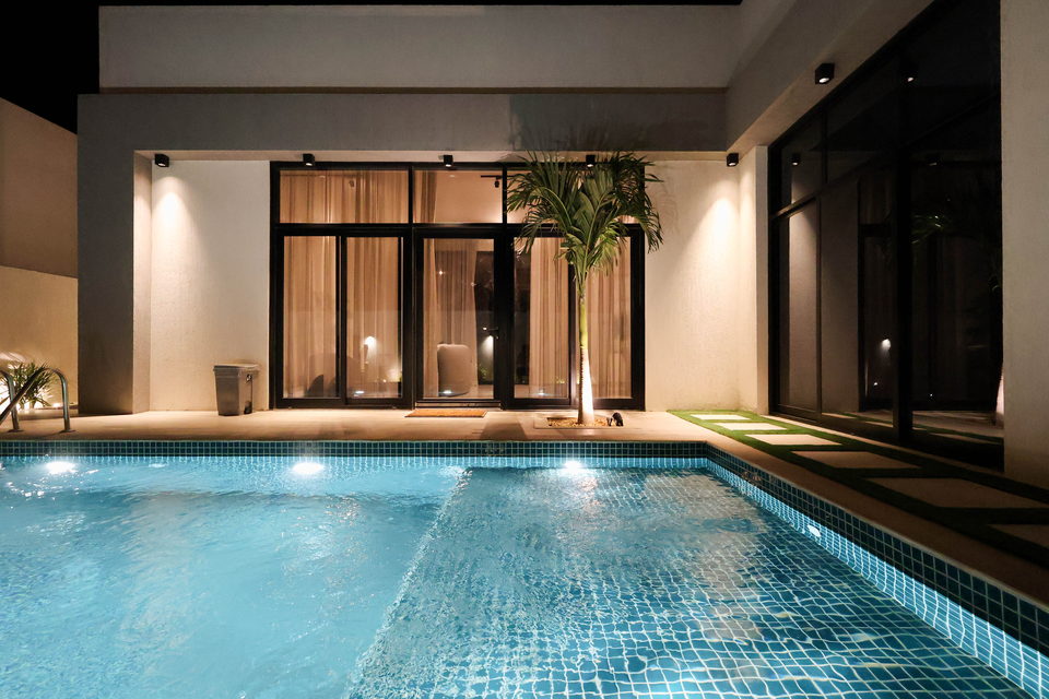 A31 landscape project by Vida Landscapes, Ajman — at night view 30