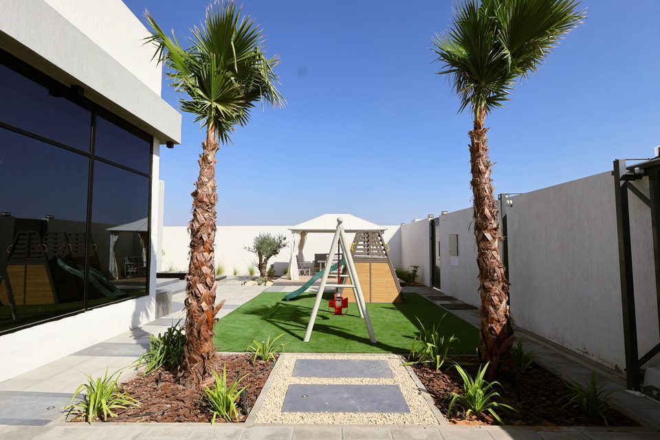 A35 landscape project by Vida Landscapes, Ajman — daytime view 1