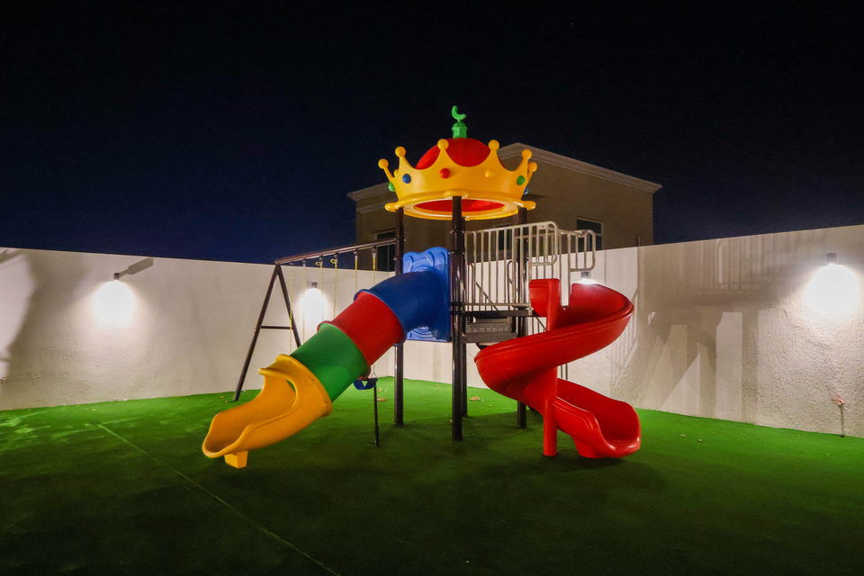 A37 landscape project by Vida Landscapes, Ajman — at night view 11